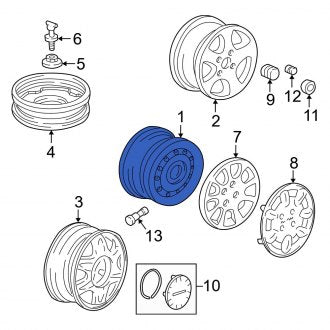 New OEM Genuine Acura, Wheel - Part # 42700ST7A21