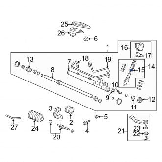 New OEM Genuine Acura, Rack And Pinion Steering Pinion Shaft Washer - Part # 53661S50003