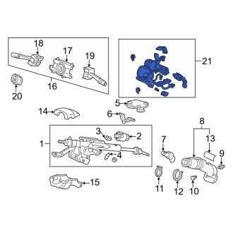 New OEM Genuine Acura, Ignition Lock Assembly - Part # 35100ST7A53