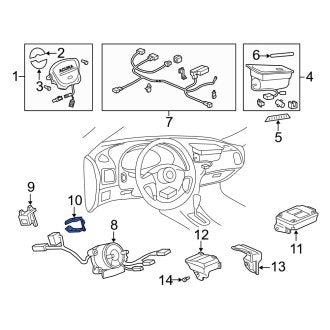 New OEM Genuine Acura, Instrument Panel Air Bag Clip - Part # 77982S04N81