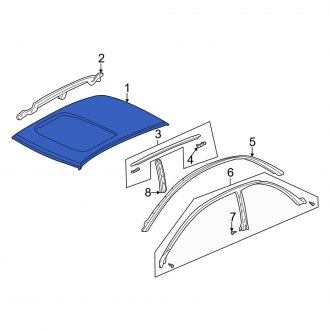 New OEM Genuine Acura, Roof Panel - Part # 62100ST8310ZZ