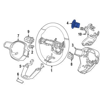 New OEM Genuine Acura, Right Steering Wheel Transmission Shift Control Switch - Part # 78560T20A01ZA