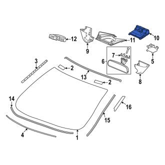 New OEM Genuine Acura, Front Lane Departure System Camera - Part # 043613S5A00