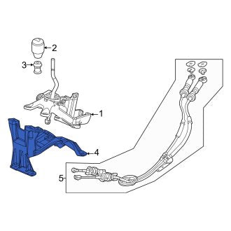 New OEM Genuine Acura, Manual Transmission Shift Lever Bracket - Part # 54202T20A01