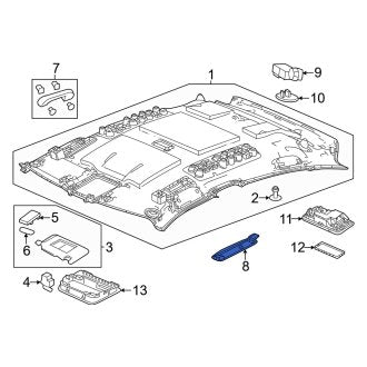 New OEM Genuine Acura, Right Upper Speaker Cover - Part # 8321531MA01ZA