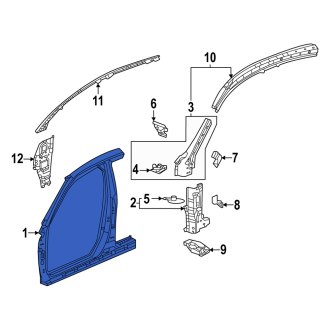 New OEM Genuine Acura, Right Uniside - Part # 046353S5A10ZZ