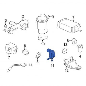 New OEM Genuine Acura, Vapor Canister Purge Solenoid - Part # 36160P8CA01