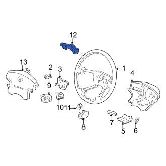 New OEM Genuine Acura, Steering Wheel Damper - Part # 78520S87A61