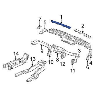 New OEM Genuine Acura, Front Right Windshield Defroster Nozzle - Part # 77475S0KA01ZB