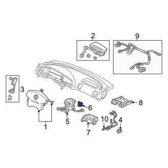 New OEM Genuine Acura, Air Bag Clockspring Bracket - Part # 77907S04003