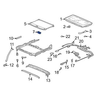 New OEM Genuine Acura, Sunroof Handle - Part # 83212SM4000ZQ