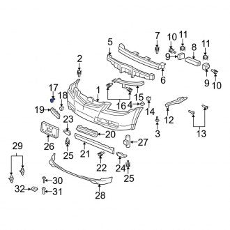 New OEM Genuine Acura, Front Tow Hook Cover - Part # 71104SEPA00ZA