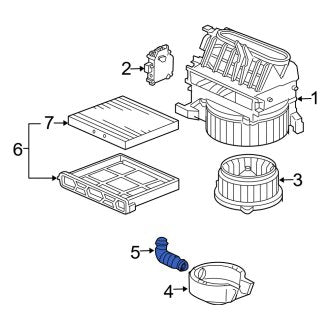 New OEM Genuine Acura, HVAC Blower Motor Housing Drain Tube - Part # 79370SDNA01