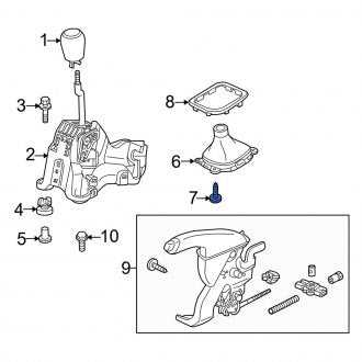 New OEM Genuine Acura, Manual Transmission Shift Boot Screw - Part # 9391314220