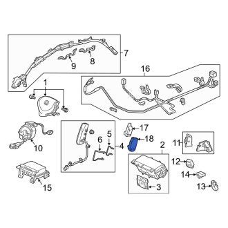 New OEM Genuine Acura, Right Air Bag Seat Sensor Mat - Part # 81161TA0A01