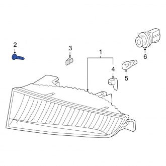 New OEM Genuine Acura, Fog Light Screw - Part # 90333SM3003