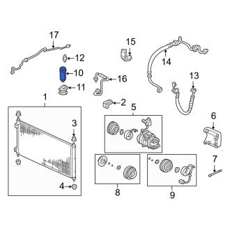 New OEM Genuine Acura, A/C Receiver Drier - Part # 80351S3MA01