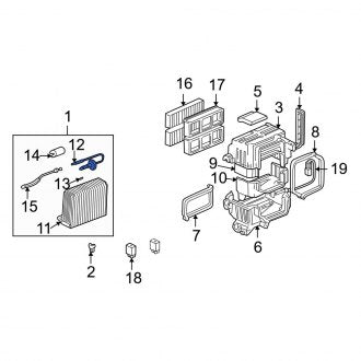 New OEM Genuine Acura, A/C Expansion Valve - Part # 80220S0KA01