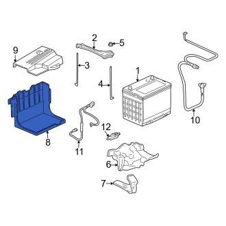 New OEM Genuine Acura, Front Battery Tray - Part # 60630S3MA00ZZ