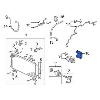 New OEM Genuine Acura, A/C Compressor Bracket - Part # 38930P8FA00