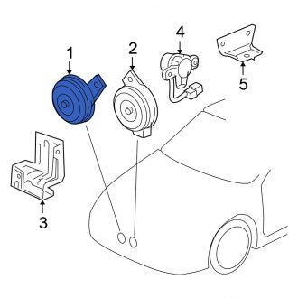 New OEM Genuine Acura, Horn - Part # 38100S3V305