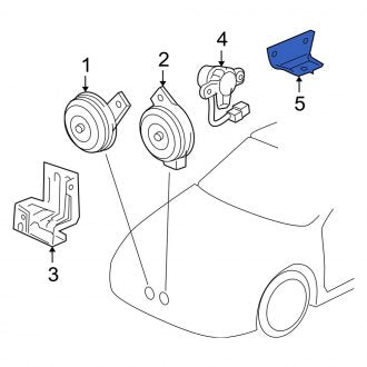 New OEM Genuine Acura, Anti-Theft Alarm Siren Bracket - Part # 72795S3VA00