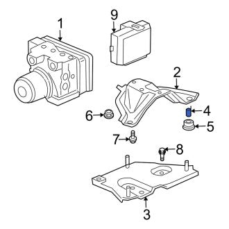New OEM Genuine Acura, ABS Hydraulic Assembly Spacer - Part # 57103SDA003