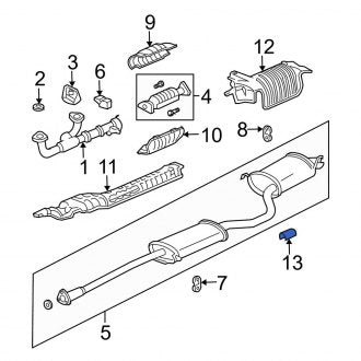 New OEM Genuine Acura, Exhaust Tail Pipe - Part # 18310S3VA01