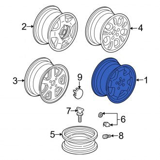 New OEM Genuine Acura, Wheel - Part # 42700S3VA11