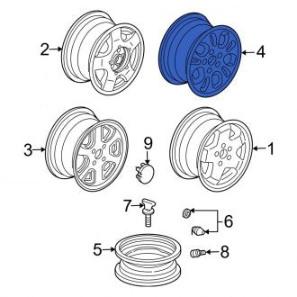 New OEM Genuine Acura, Wheel - Part # 42700S3VA21