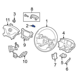 New OEM Genuine Acura, Steering Wheel Plug - Part # 78508S0XS41