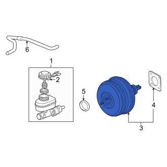 New OEM Genuine Acura, Power Brake Booster - Part # 46400S3VA21