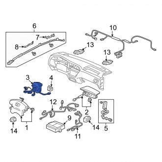 New OEM Genuine Acura, Air Bag Clockspring - Part # 77900S3VA01