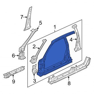 New OEM Genuine Acura, Left Uniside - Part # 04645S3V300ZZ