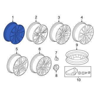 New OEM Genuine Acura, Wheel - Part # 42700TZ5B01