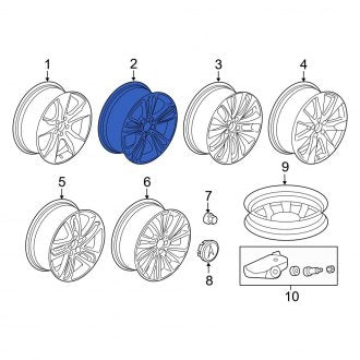 New OEM Genuine Acura, Wheel - Part # 42700TZ5A12