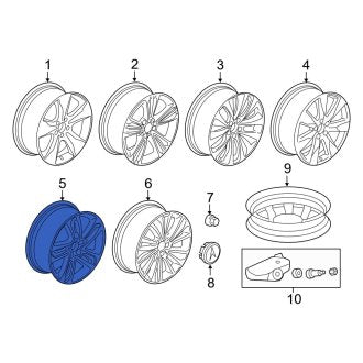 New OEM Genuine Acura, Wheel - Part # 42800TYRA30