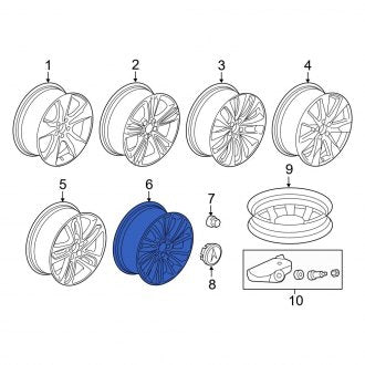 New OEM Genuine Acura, Wheel - Part # 42800TYRA20