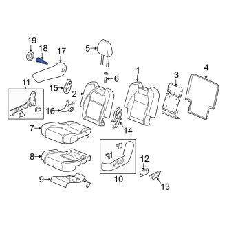 New OEM Genuine Acura, Right Seat Armrest Bolt - Part # 81388TG7A81