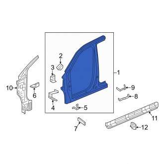 New OEM Genuine Acura, Right Inner Uniside - Part # 63120TZ5325ZZ