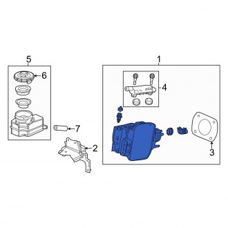 New OEM Genuine Acura, Power Brake Booster - Part # 01469TRXA01