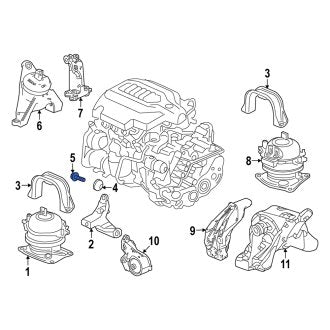 New OEM Genuine Acura, Engine Mount Bolt - Part # 90174STKA00