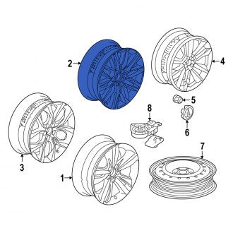 New OEM Genuine Acura, Wheel - Part # 42800TYAA70