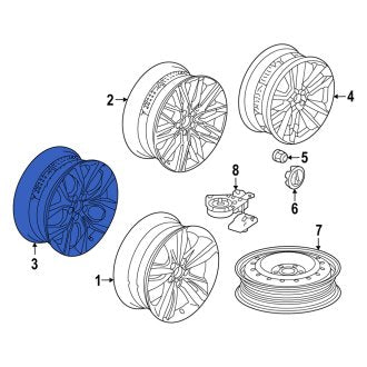 New OEM Genuine Acura, Wheel - Part # 42800TYAA30