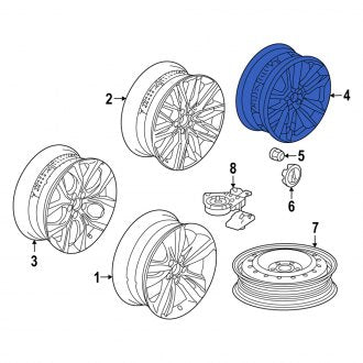 New OEM Genuine Acura, Wheel - Part # 42800TYBA40