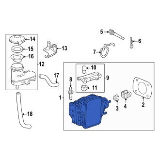 New OEM Genuine Acura, Power Brake Booster - Part # 01469TYBA03