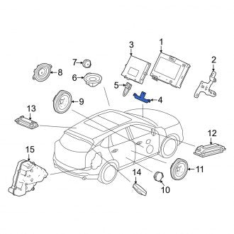 New OEM Genuine Acura, Mobile Phone Control Module Bracket - Part # 39875TYAA00