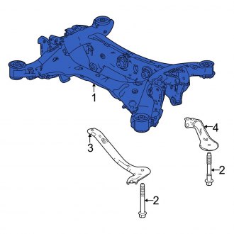 New OEM Genuine Acura, Rear Suspension Subframe Crossmember - Part # 50300TYCA03