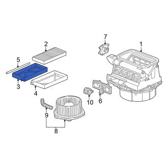 New OEM Genuine Acura, Upper Cabin Air Filter Case - Part # 80291S5A003