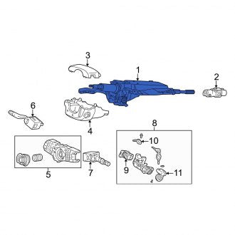 New OEM Genuine Acura, Steering Column - Part # 53200S6MA01